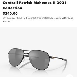 Oakley Contrail Patrick Mahomes II 2021 Collection Aviator Sunglasses